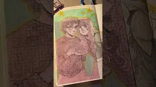 10 second artist challenge #sketchbookart #oc #sketch #artistsonyoutube  #ocart