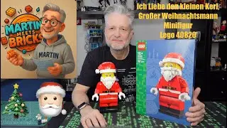 Ich liebe den kleine Kerl! Große Weihnachtsmann-Minifigur Lego 40820