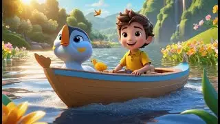 Reme Reme Reme Seu Barco | Eco do Rio &agrave; Deriva | Portuguese Nursery Rhyme for Kids Songs