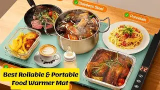 Coodam Warming Mat for Food - Full Surface Rapid Heating | Best Rollable & Portable Food Warmer Mat