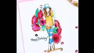 Handmade Card - Start To Finish | Loose Water Coloring
