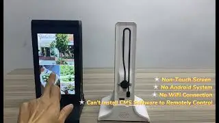 Tabletop Digital Advertising Menu Display Power Bank Station