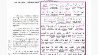 Sayfa 52 | Kuran-ı Kerim – Kelime Meali ve Çok Yavaş Okuma ile Hatim