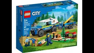 LEGO City 60369 -  Mobile Police Dog Training speedbuild \ time-lapse.