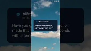 Engaging Dark mode Twitter Post Video