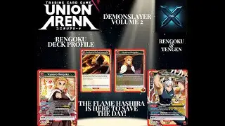 Union Arena TCG - Профиль колоды Rengoku - Demonslayer, том 2 - Команда Rengoku и Tengen