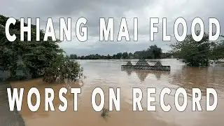 Chiang Mai Faces Second Major Flood in a Week as Ping River Reaches Historic Levels