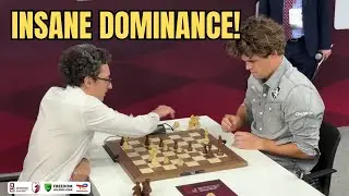 Magnus Carlsen's Insane Dominance vs Fabiano Caruana