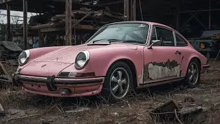 Forgotten in Pink: The Silent Sleep of a 1973 Porsche 911 Carrera🔥 #modified #porsche911 #forypupage