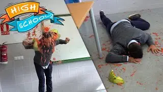 DEJO INCONSCIENTE AL PROFESOR 🍉 ME EXPULSAN 😡 Exi