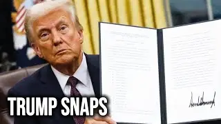 Trump Pulls DESPERATE Stunt With Columbus Day Announcement In Bizarre Meeting