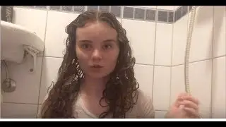 ASMR Shampooing my hair | Hair play & massage (+combing)