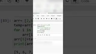 Shift first element to last position in array with python