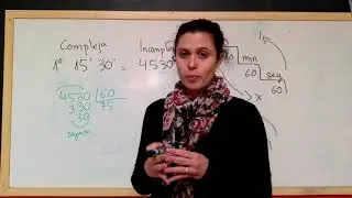 Sistema sexagesimal. Compleja e incompleja.