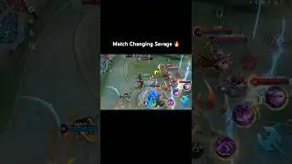 Match Changing Savage 🔥 #mobilelegends #mlbb #mobilelegend #mlbbshorts #mlbbcreatorcamp #ml #shorts
