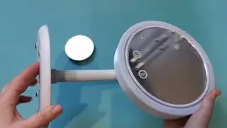 Светодиодное зеркало-вентилятор с Алиэкспресс! LED Fan Mirror with Aliexpress!