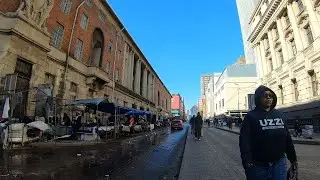 SOUTH AFRICA IN DEVILLIERS STREET JOHANNESBURG CBD/ MOST BUSY STREET
