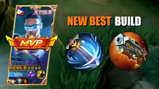 BRUNO NEW BUILD 2023 | BRUNO BEST BUILD AND EMBLEM - MLBB