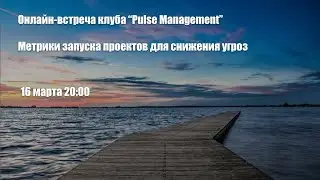 Pulse Management meetup - Метрики снижения угроз на старте проекта
