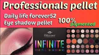 Forever52 eyeshadow palette review video || Best for professional use....