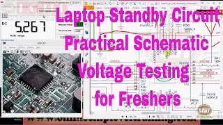 Laptop Step Down Circuit Practical Voltage Testing लैपटॉप स्टेप डाउन सर्किट Testing