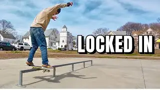 Finally Landed a Long Frontboard Slide! | Skateboarding Progress