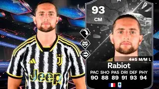 &iexcl;CLARO QUE VALE LA PENA! 93 Adrein RABIOT SHOWDOWN SBC PLAYER REVIEW 😍 | EA Sports FC 24