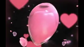Floating Pink Heart Background Video (No Copyright Free To Use)