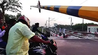 Busy Level Crossing in Double Electric Line :: Eastern Railways