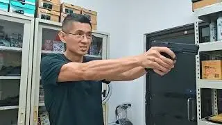 WE Glock 17 Gen 5 Secret Airsoft Gas Blowback Pistol Accuracy Test