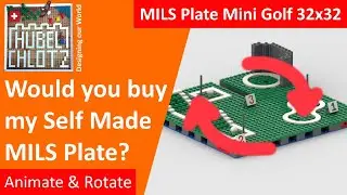 What do you think about? (Plate with Mini Golf 32x32) (3D Rendered, Animated & Rotated)