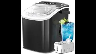 WAA Portable Ice Maker Review Fast Ice Self-Cleaning Compact Design