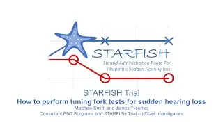 How to perform tuning fork tests for sudden hearing loss
