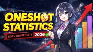 Statistics One Shot RGPV 2026 🔥 | Introduction to Probability & Statistics Complete Revision PART-2🔥