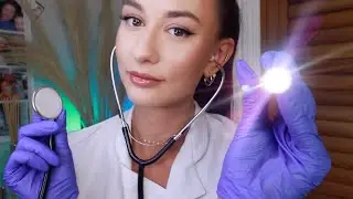 ASMR Medical Check Up Roleplay ~ Eye Exam, Ear Cleaning & Wellness Check for sleep