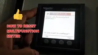 How to reset Schneider PowerLogic 5300 PM5300 Multi function Meter  |Technical JaduNagor