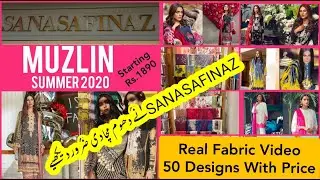 Muzlin Summer Collection 2020 by Sana Safinaz |Muzlin 2020|Price|Launching 50 Designs|(SANA SAFINAZ)