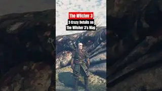 3 сумасшедшие детали карты Ведьмака 3 #shorts #thewitcher