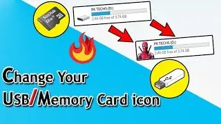 How To Change Your USB Flash Drive/Memory Card Icon | in Urdu/Hindi