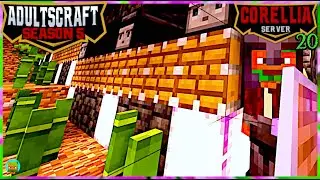 Hidden Bamboo Farm and Fletcher Houses!  AdultsCraft Minecraft SMP