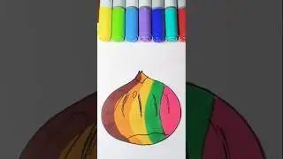 🌰 Colorful Fun Art #colorfulfun #art #coloringart #satisfying #coloring #relaxing #colors