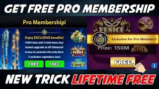 How to get Free pro Membership in 8 ball pool 100% Working.