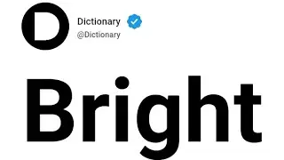 Bright Meaning In English