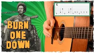 Burn One Down &ndash; Легкий урок игры на гитаре (Бен Харпер)