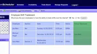 Demo_Managing Trade Shift Board
