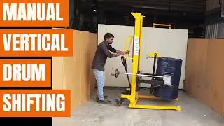 Manual Hydraulic Drum Handler & Stacker | Heavy-Duty Drum Lifting & Handling Solution