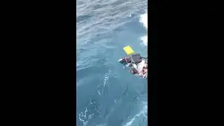 Aksi heroik kapal KM.Egon saat menyelamatkan crew kapal KLM.Puji Manunggal Sejati di laut masalembo