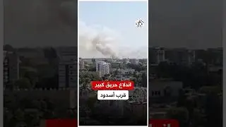 حالة من الاستنفار في المنطقة.. حريق كبير بمحيط كفار أفيف قرب أسدود في إسرائيل