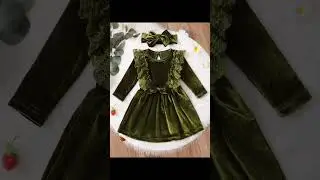 Velvet frocks designs for baby girls #stylish #trend2023
