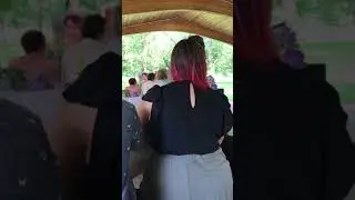 Releasing the butterflies for Jamie Berger